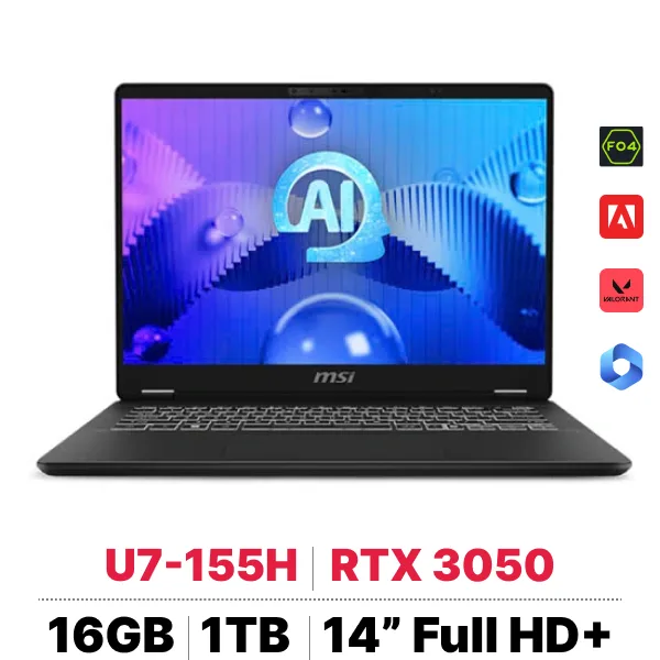 MSI Prestige 14 AI Studio C1UDXG-058VN – ảnh 1