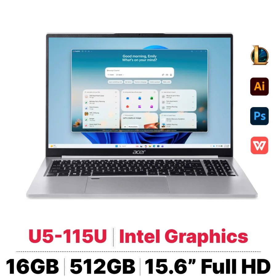 Acer Aspire Go 15 AI AG15-52P-52WT – ảnh 1