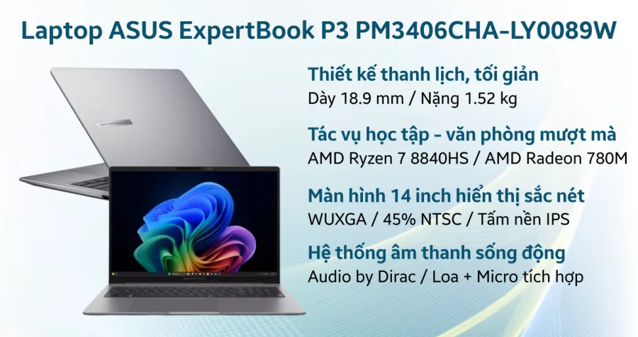 ASUS ExpertBook P3 PM3406CHA-LY0089W – ảnh 7