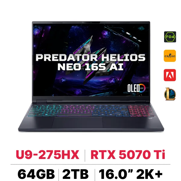 Acer Gaming Predator Helios Neo 16S AI PHN16S-71-95MS – ảnh 1