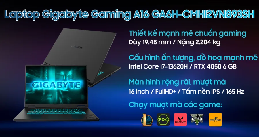 Gigabyte Gaming A16 GA6H-CMHI2VN893SH – ảnh 12