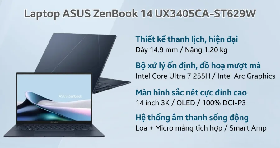 ASUS ZenBook 14 UX3405CA-ST629W – ảnh 12