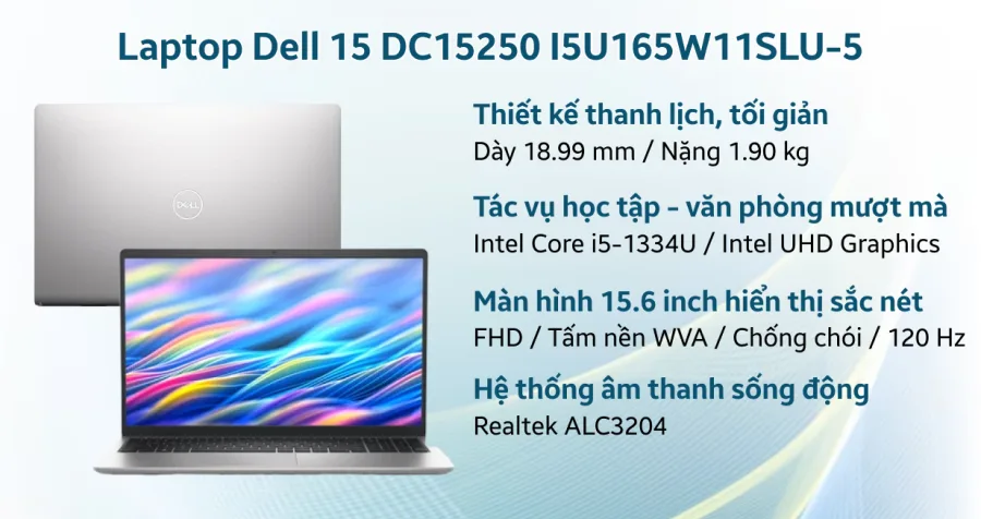 Dell 15 DC15250 I5U165W11SLU-5 – ảnh 8