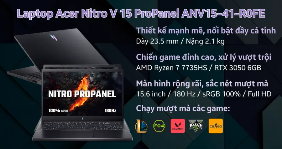 Acer Gaming Nitro ProPanel ANV15-41-R0FE – ảnh 2