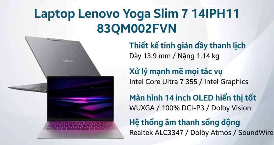 Lenovo Yoga Slim 7 14IPH11 83QM002FVN – ảnh 2