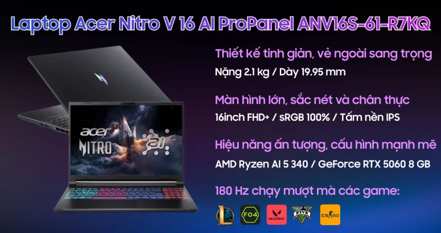 Acer Gaming Nitro ProPanel ANV16S-61-R7KQ – ảnh 12
