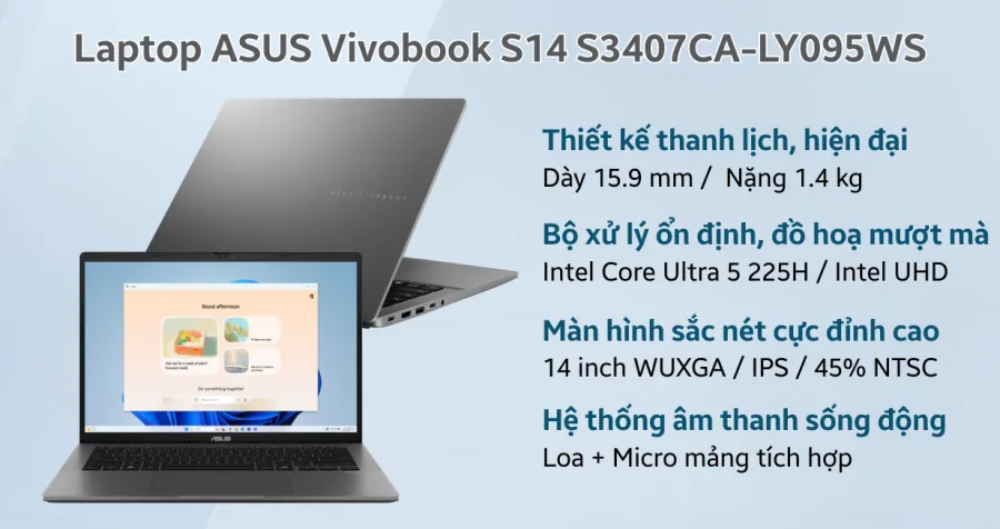 ASUS Vivobook S14 S3407CA-LY095WS – ảnh 11