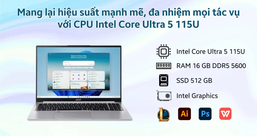 Acer Aspire Go 15 AI AG15-52P-52WT – ảnh 12