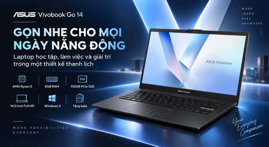 ASUS Vivobook Go 14 E1404FA-EB1941W – ảnh 5