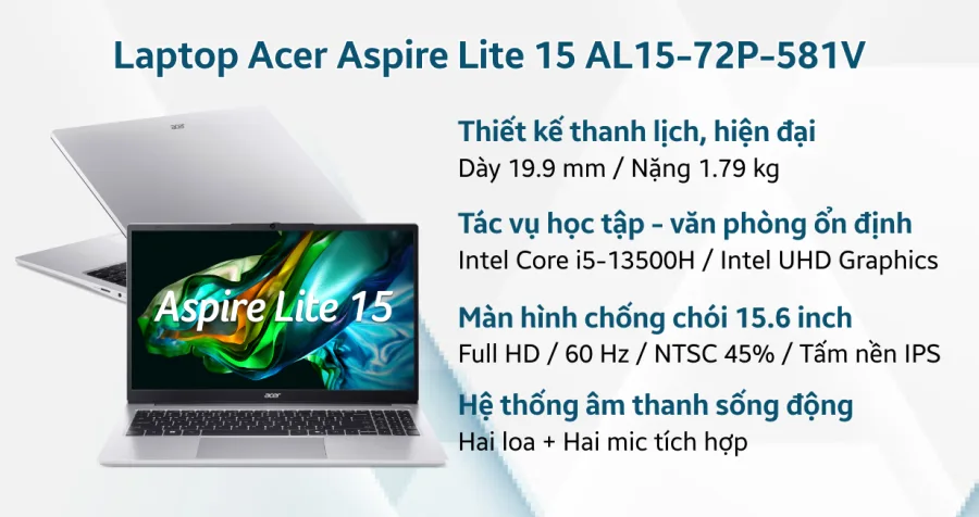 Acer Aspire Lite 15 AL15-72P-581V – ảnh 10