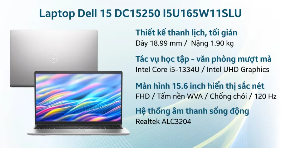 Dell 15 DC15250 I5U165W11SLU – ảnh 8
