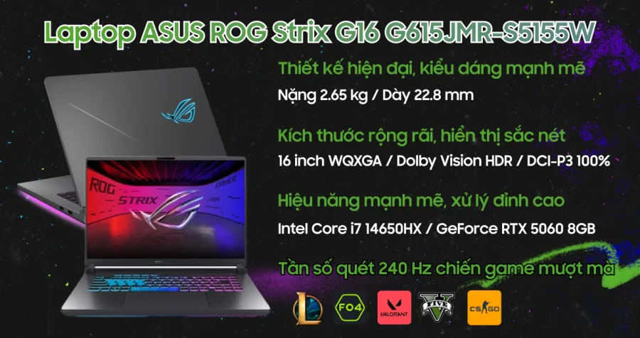 ASUS ROG Strix G16 G615JMR-S5155W – ảnh 2