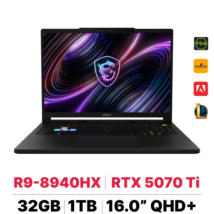 MSI Raider A16 HX B8WH-031VN – ảnh 1