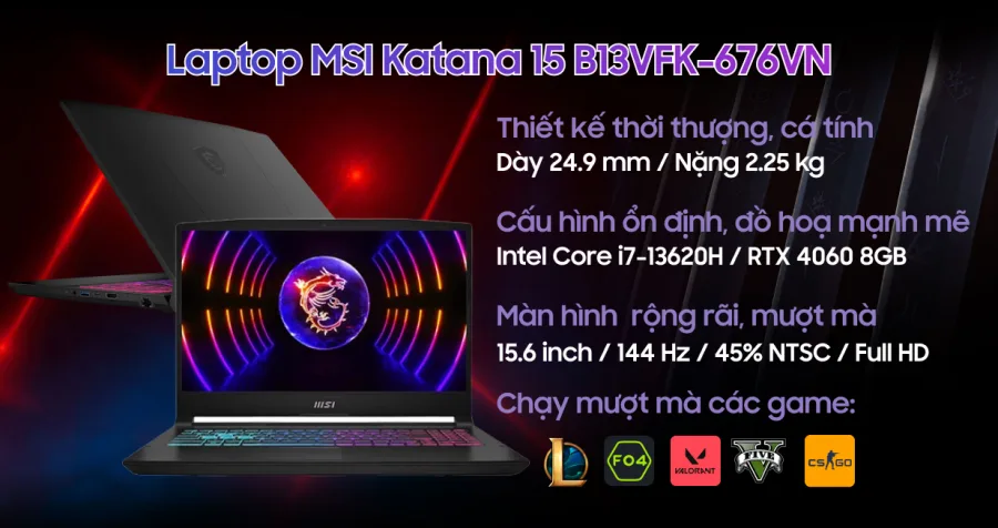 MSI Katana 15 B13VFK-676VN – ảnh 8