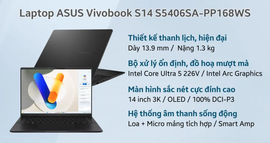 ASUS Vivobook S14 S5406SA-PP168WS – ảnh 10
