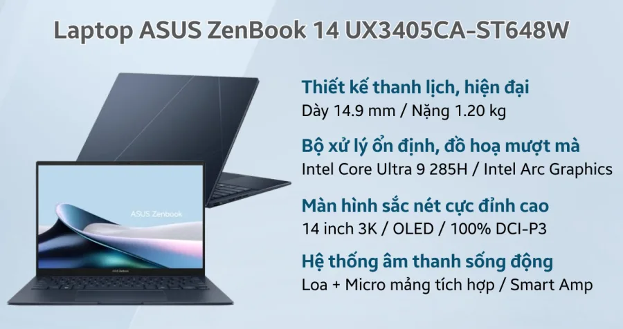 ASUS ZenBook 14 UX3405CA-ST648W – ảnh 12