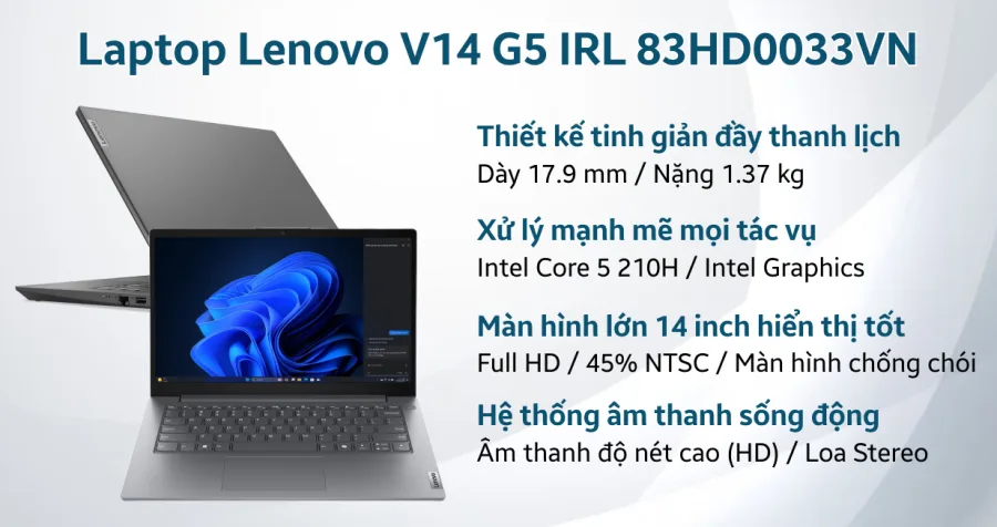 Lenovo V14 G5 IRL 83HD0033VN – ảnh 11