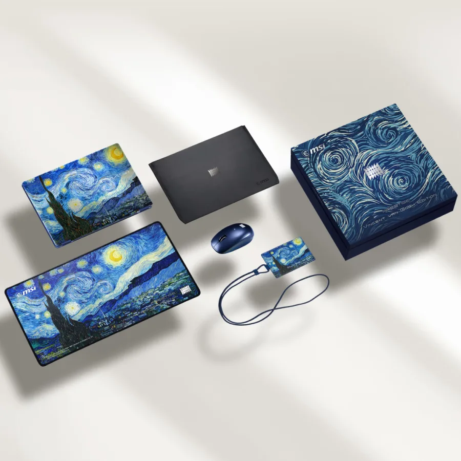 MSI Prestige 14 Flip AI+ Vincent van Gogh Edition - The Starry Night 14T235-259VN – ảnh 7