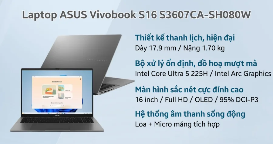 ASUS Vivobook S16 S3607CA-SH080W – ảnh 10