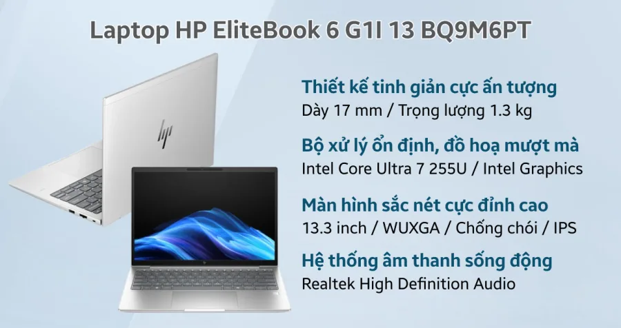 HP EliteBook 6 G1I 13 BQ9M6PT – ảnh 2