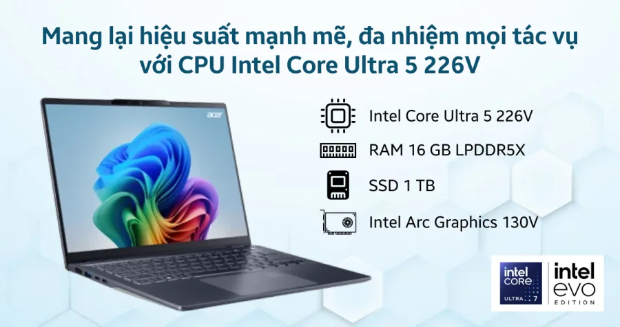 Acer Swift 14 AI SF14-51-53P9 – ảnh 2
