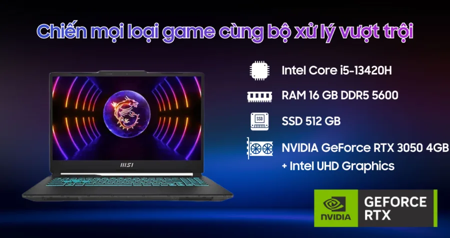 MSI Cyborg 15 A13UC-2088VN – ảnh 9