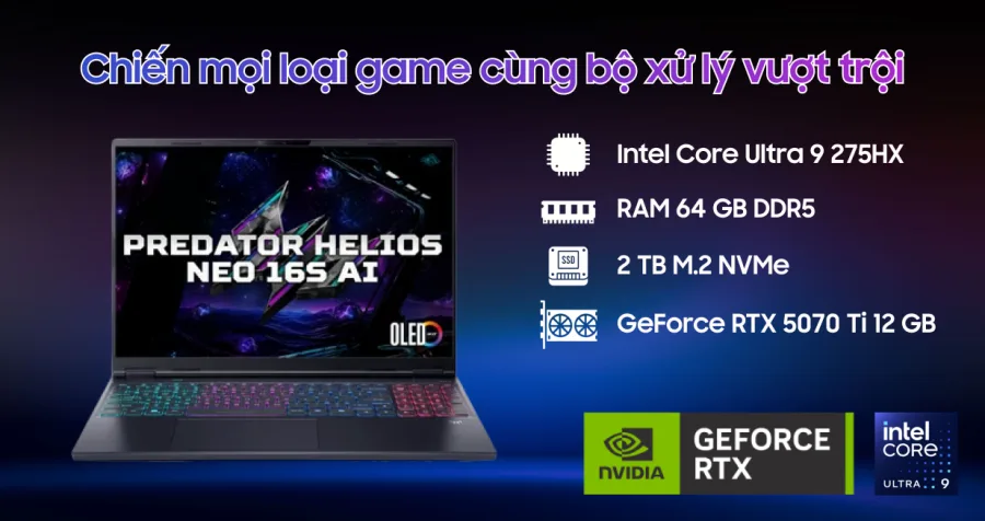 Acer Gaming Predator Helios Neo 16S AI PHN16S-71-95MS – ảnh 3