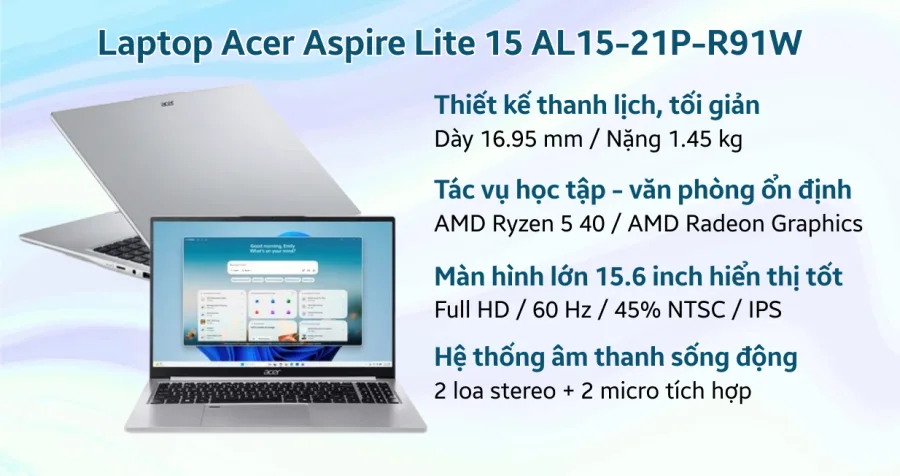 Acer Aspire Lite 15 AL15-21P-R91W – ảnh 11