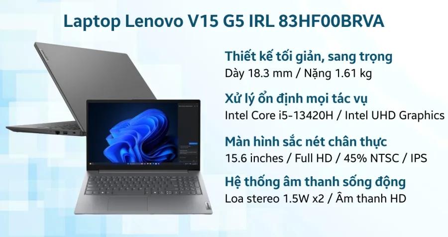 Lenovo V15 G5 IRL 83HF00BRVA – ảnh 12