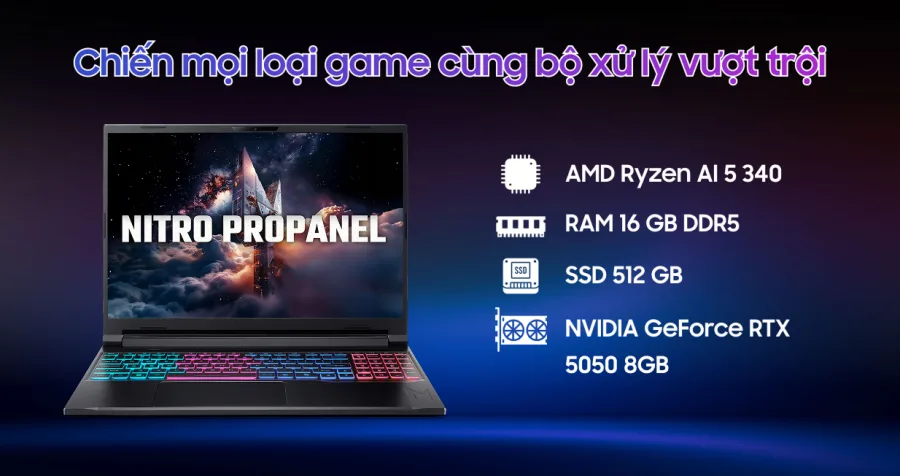 Acer Gaming Nitro ProPanel ANV16S-61-R0B8 – ảnh 3