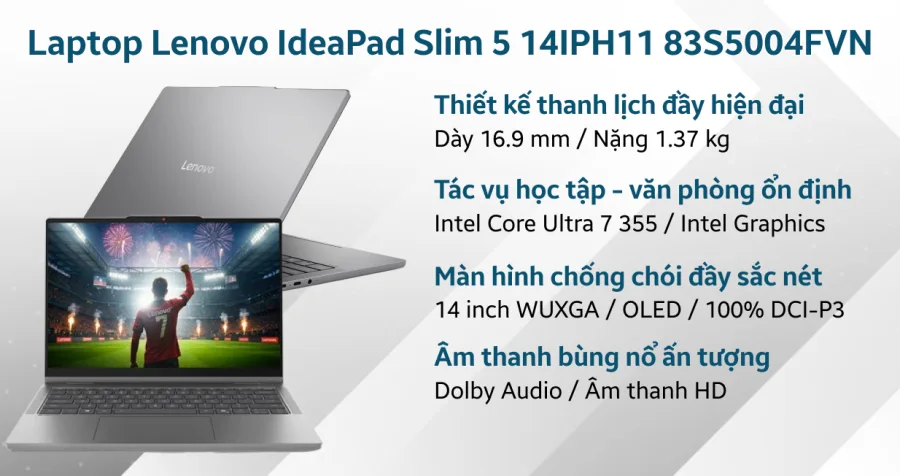 Lenovo IdeaPad Slim 5 14IPH11 83S5004FVN – ảnh 10