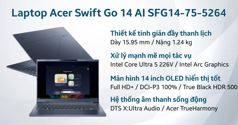 Acer Swift Go 14 AI SFG14-75-5264 – ảnh 2