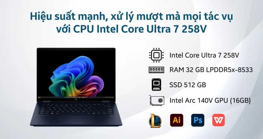 HP Omnibook X Flip 14-FM0076TU BZ7P6PA – ảnh 8