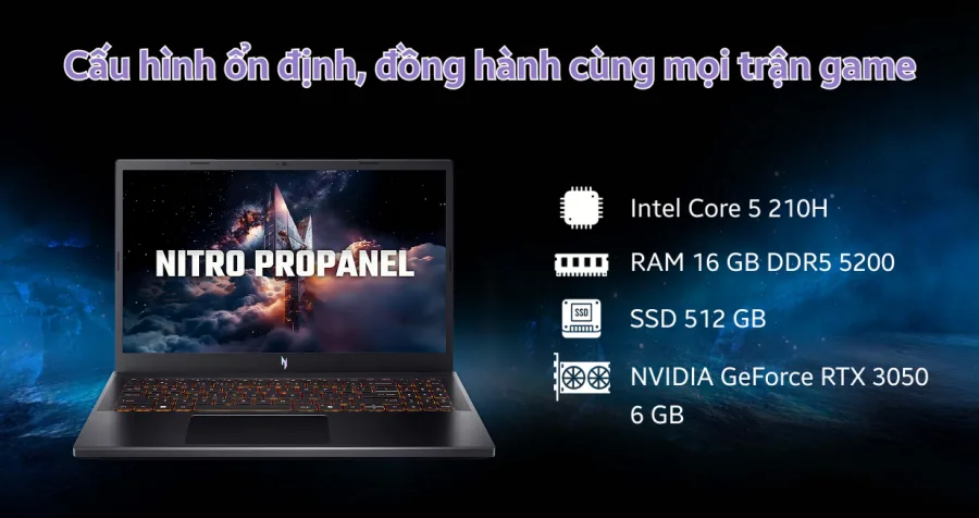 Acer Gaming Nitro ProPanel ANV15-52-50VA – ảnh 3