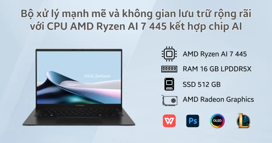ASUS Zenbook 14 UM3406GA-QD075W – ảnh 11