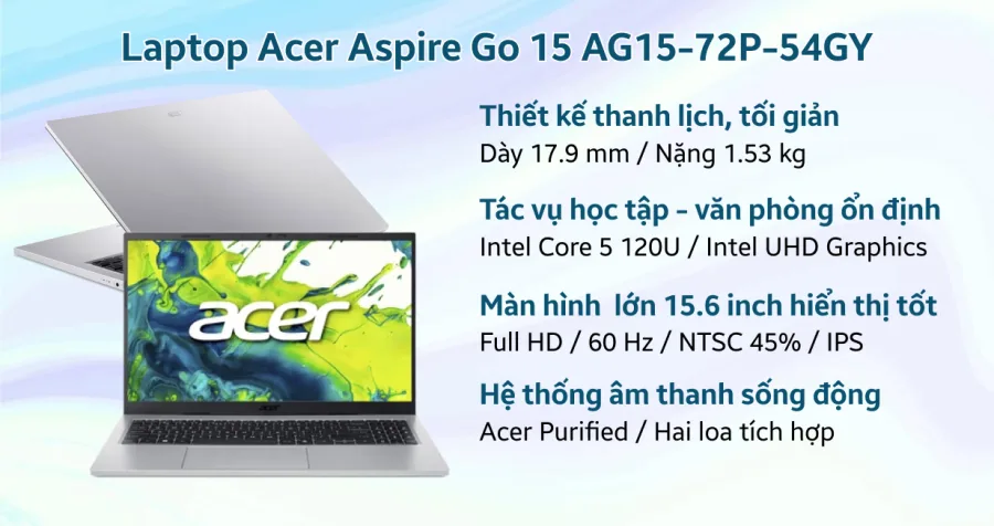 Acer Aspire Go 15 AG15-72P-54GY – ảnh 12