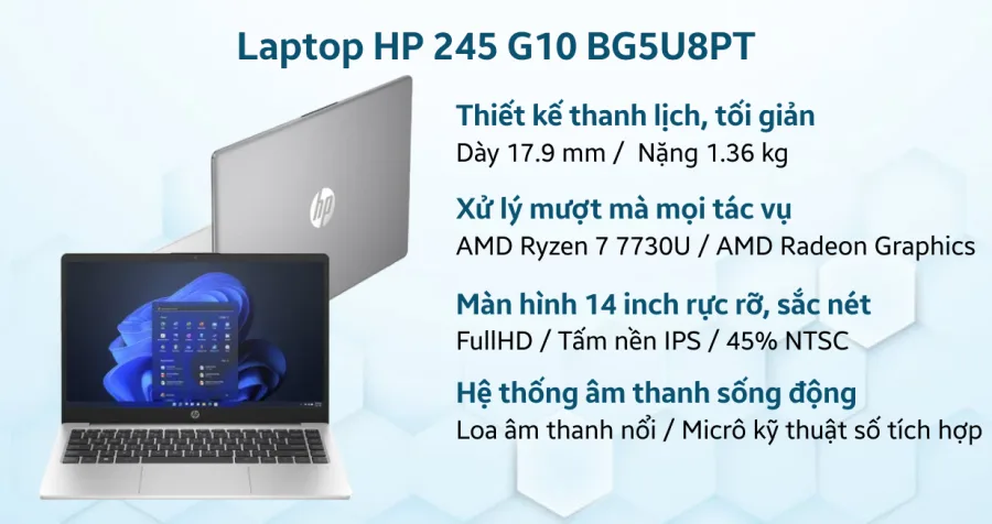 HP 245 G10 BG5U8PT – ảnh 7