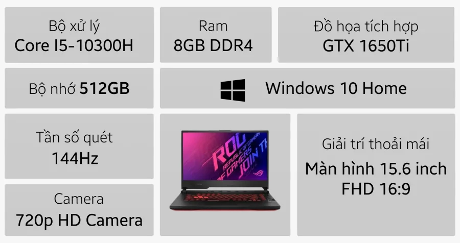ASUS Gaming ROG Strix G512-IAL013T – ảnh 2