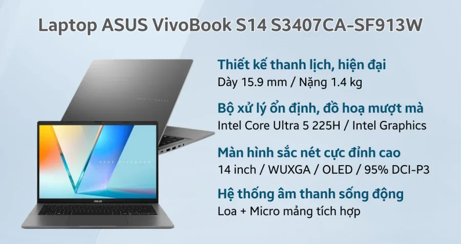 ASUS VivoBook S14 S3407CA-SF913W – ảnh 12