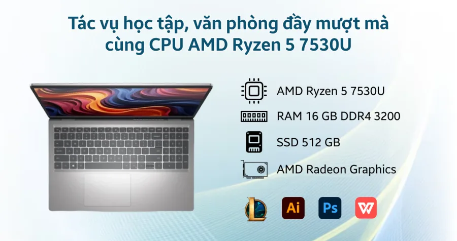 Dell 15 DC15255 DC5R5973W1 - Bảo hành 2 năm – ảnh 12