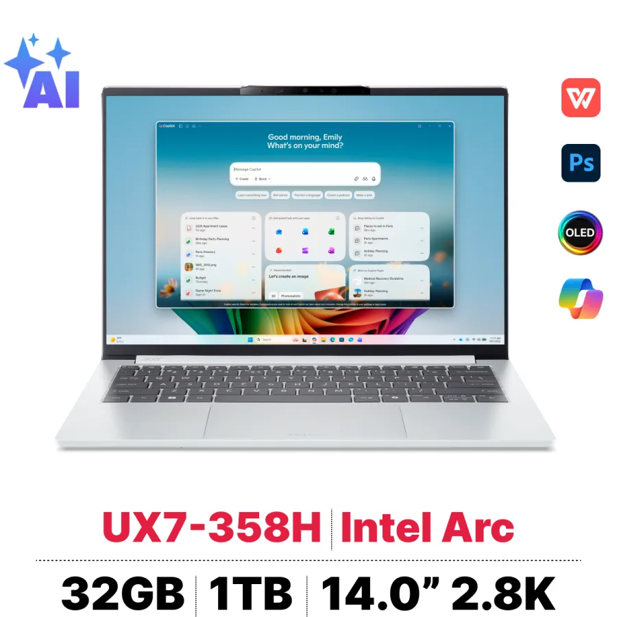 Acer Swift Go 14 AI SFG14-I71-70RP – ảnh 1