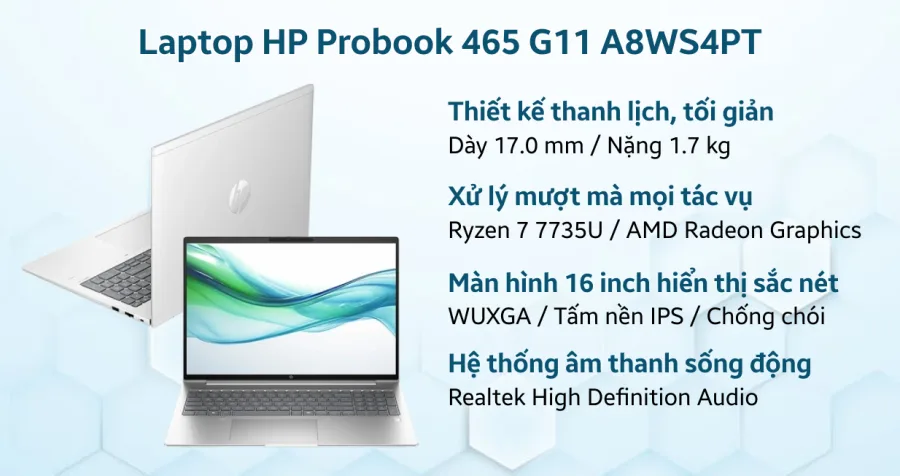 HP Probook 465 G11 A8WS4PT – ảnh 8