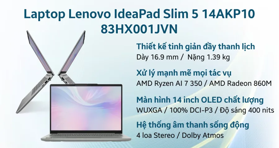 Lenovo IdeaPad Slim 5 OLED 14AKP10 83HX001JVN – ảnh 9