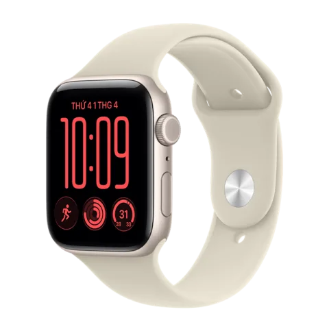 Apple Watch SE 3 GPS + Cellular 44mm viền nhôm dây thể thao 2026